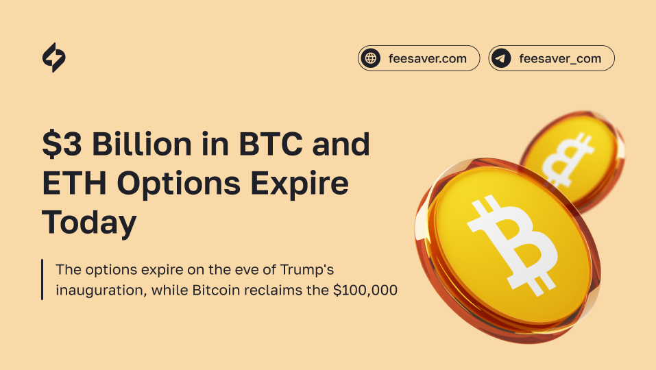 Nearly $3 Billion in Bitcoin and Ethereum Options Expire Today Ahead of Trump’s Inauguration