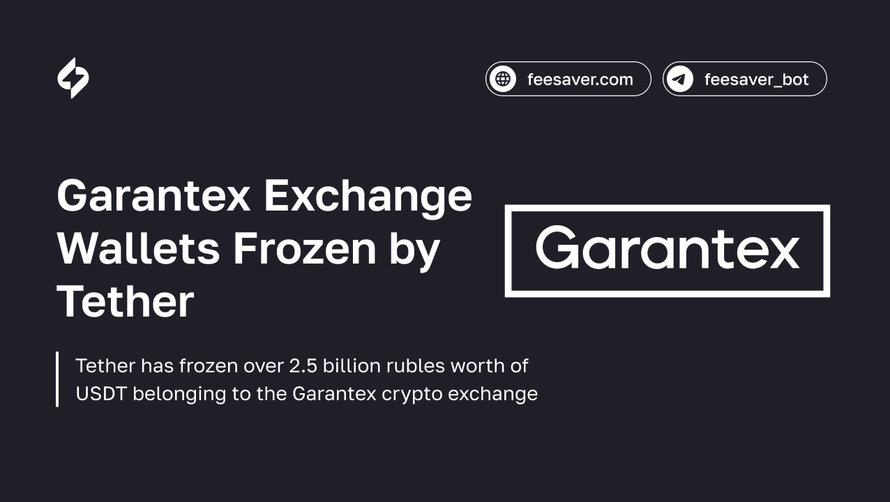 Tether Freezes Over 2.5 Billion Rubles Worth of USDT on Garantex Crypto Exchange